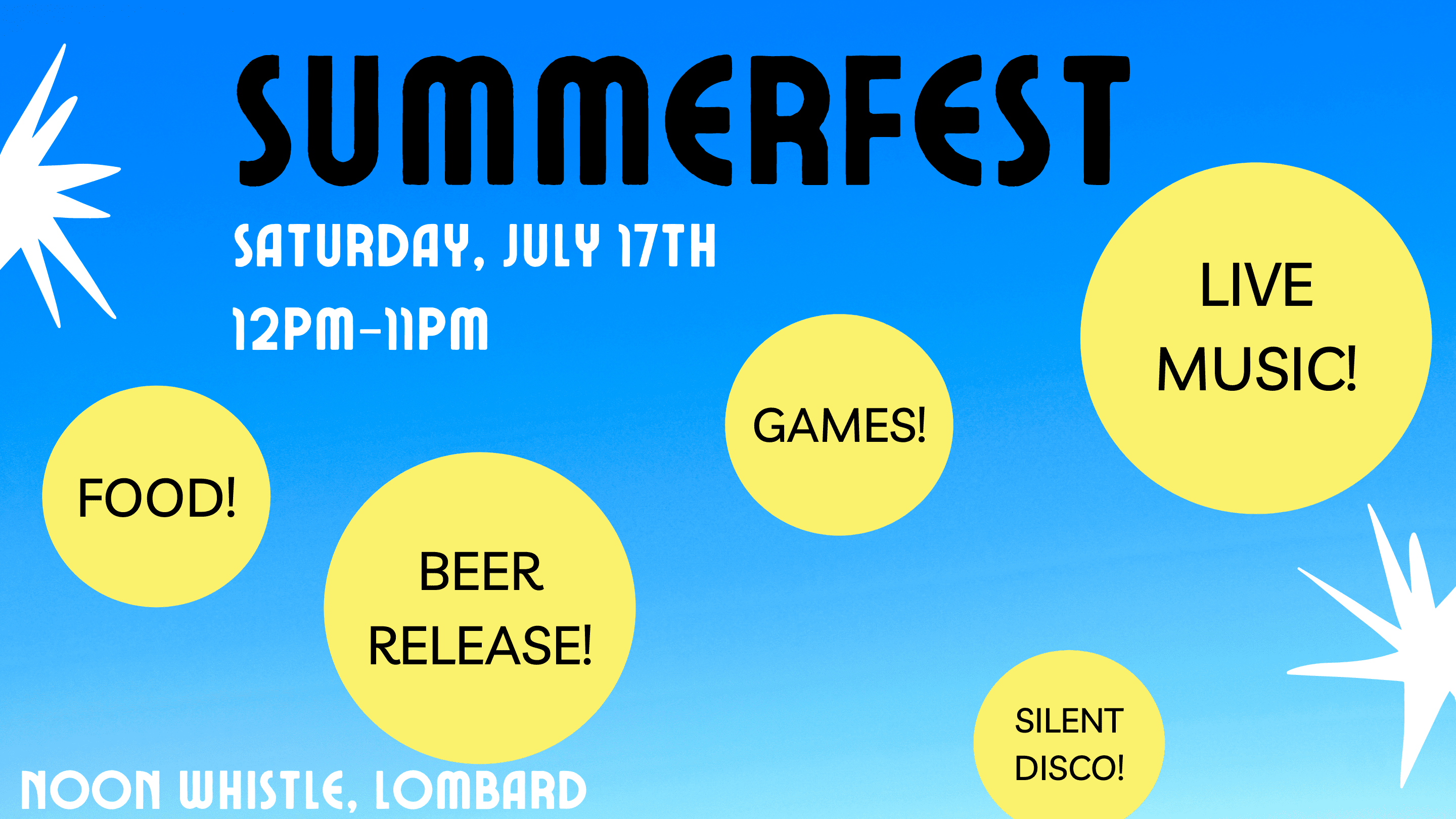 Summerfest • Noon Whistle Brewing